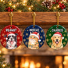 Personalized Ceramic Ornament – Christmas Gift For Pet Lovers – All Is Bright, All Is Furry