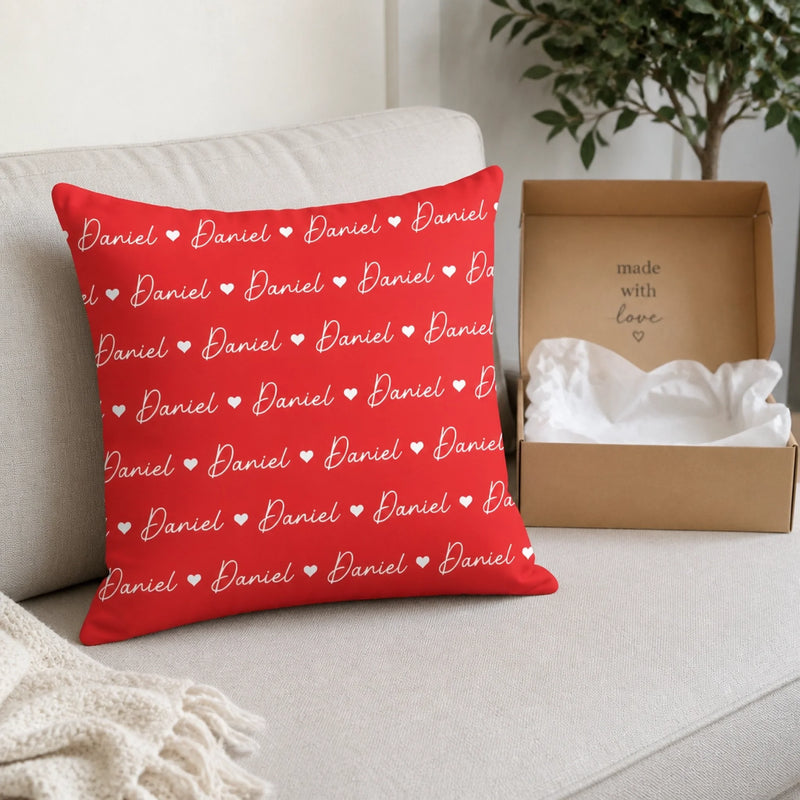 Personalized Pillow - Birthday Gift For Kids, Family - Wrapped In Hugs, Filled With Love