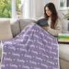 Personalized Blanket - Birthday Gift For Book Lovers - One More Chapter