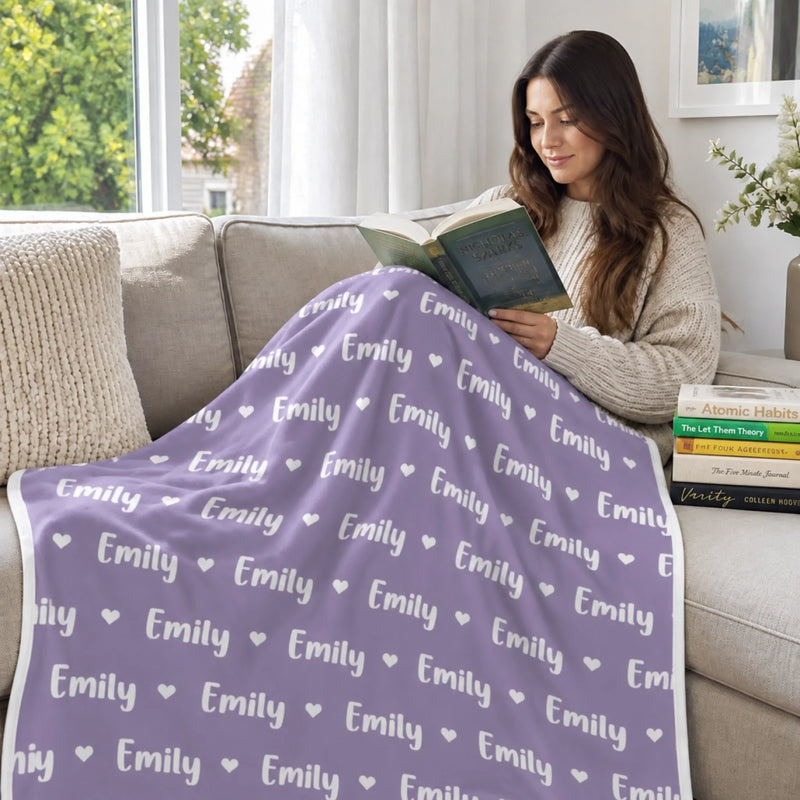 Personalized Blanket - Birthday Gift For Book Lovers - One More Chapter