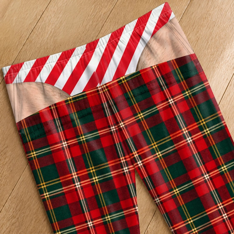 Personalized Pajama Pants - Christmas, Funny Gift For Men, Husband, Dad - Too Cool For Silent Night