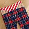 Personalized Pajama Pants - Christmas, Funny Gift For Men, Husband, Dad - Stars Stripes Shenanigans