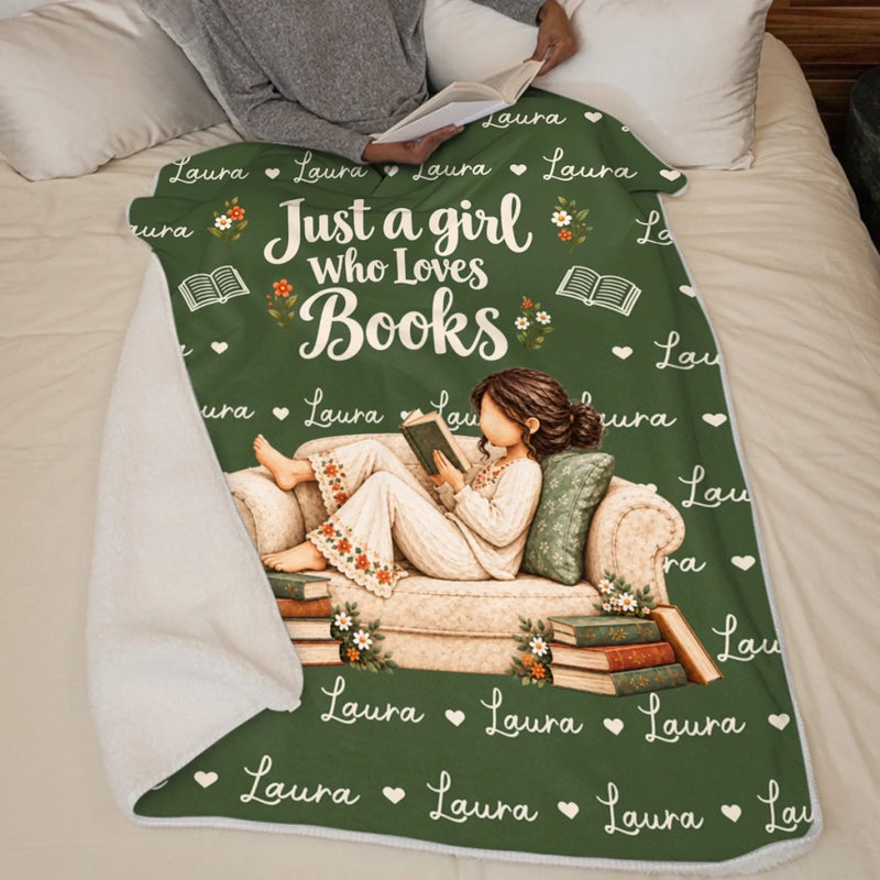 Personalized Blanket - Gift For Book Lovers - Stories I Carried