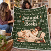 Personalized Blanket - Gift For Book Lovers - Stories I Carried