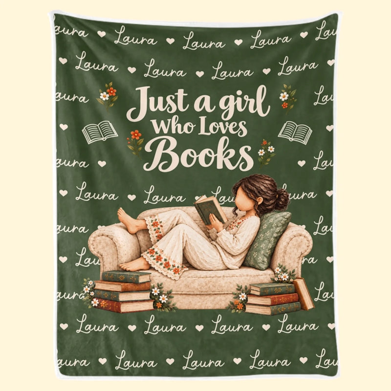 Personalized Blanket - Gift For Book Lovers - Stories I Carried