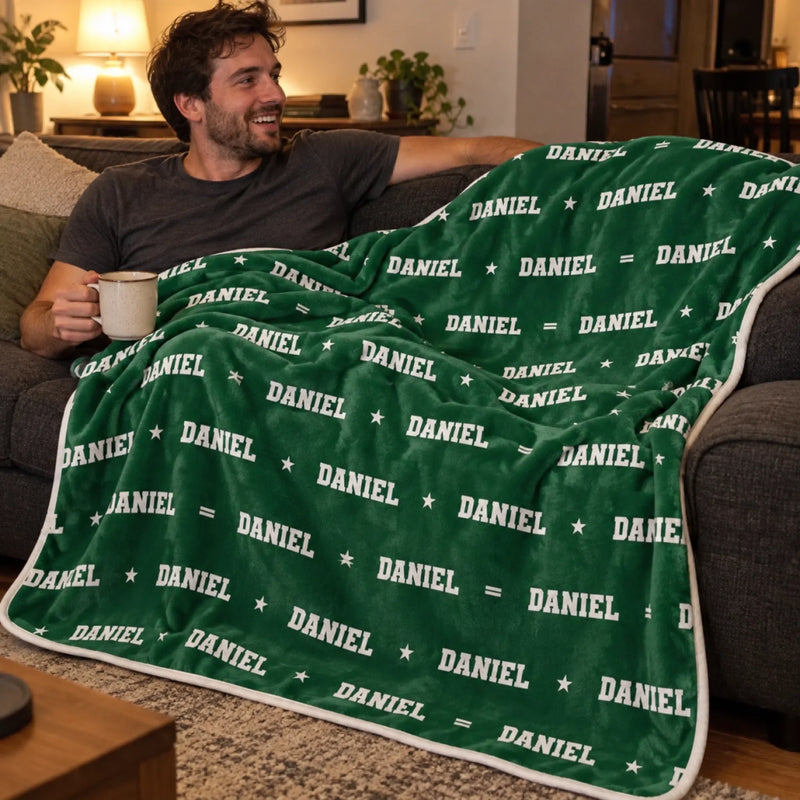 Personalized Blanket - Birthday Gift For Family - Made For Cozy Dreams