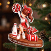 Personalized Acrylic Ornament - Christmas Gift For Cheerleader - Just A Girl Who Loves To Cheer