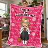 Personalized Blanket - Crochet, Knitting Gift For Craft Lovers - Yarn Was Involved