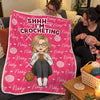 Personalized Blanket - Crochet, Knitting Gift For Craft Lovers - Yarn Was Involved