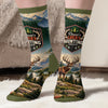 Personalized Crew Socks – Gift For Hunting Lovers – Born For The Wild