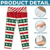Personalized Pajama Pants - Christmas, Funny Gift For Men, Husband, Dad - Zero Plans Zero Stress