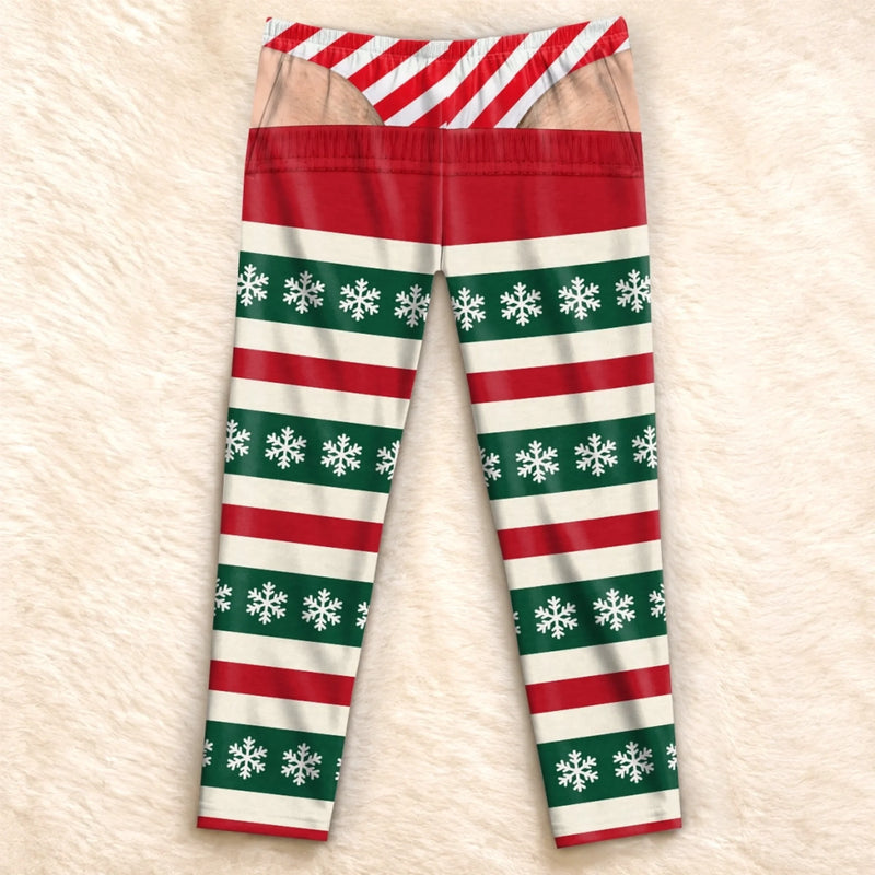 Personalized Pajama Pants - Christmas, Funny Gift For Men, Husband, Dad - Zero Plans Zero Stress