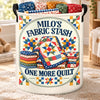 Personalized Laundry Basket - Gift For Quilting Lovers, Sewing Lover - Stitching My Way To Joy