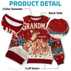 Personalized Ugly Sweatshirt - Christmas Gift For Grandma, Family - Merry Season, Happy Crew