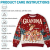 Personalized Ugly Sweatshirt - Christmas Gift For Grandma, Family - Merry Season, Happy Crew