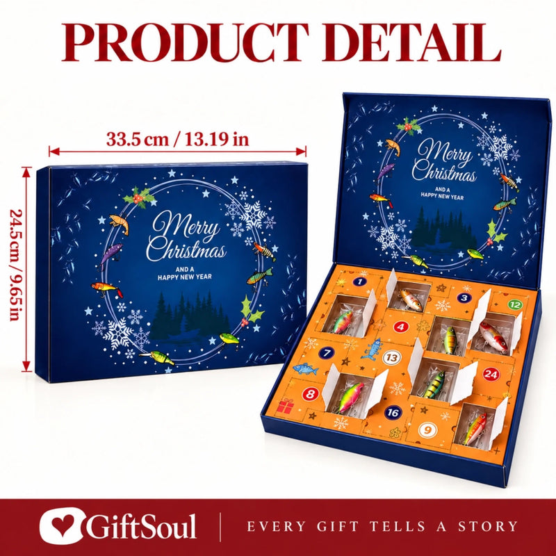 Fishing Advent Calendar – Christmas Gift For Fishing Lovers – Hooked On Good Luck
