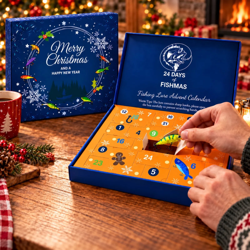 Fishing Advent Calendar – Christmas Gift For Fishing Lovers – Hooked On Good Luck