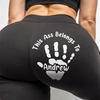 Personalized Women Leggings - Anniversary, Funny Gifts For Wife, Girlfriend - Reserved For One Lucky Hand