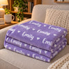 Personalized Blanket - Birthday Gift For Book Lovers - One More Chapter
