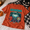 Personalized Comfort T-Shirt - Halloween Gift For Grandma, Mom - Caught By Zombie