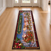 Personalized Runner Rug - Christmas Gift For Grandma, Grandpa, Family - Santa’s Reindeer Crew Arrive