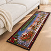 Personalized Runner Rug - Christmas Gift For Grandma, Grandpa, Family - Santa’s Reindeer Crew Arrive