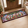 Personalized Runner Rug - Christmas Gift For Grandma, Grandpa, Family - Home Is Where Christmas Is