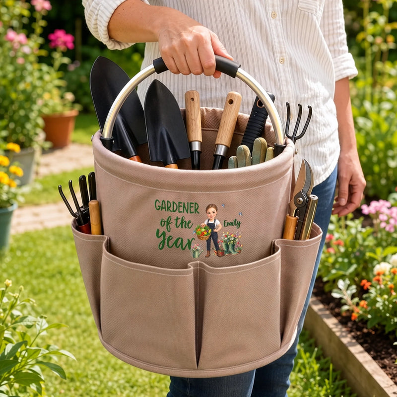 Personalized Photo Gardening Tool Bag – Gift For Garden Lovers, Plant Lovers – A True Garden Lover