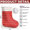 Personalized Christmas Stocking - Christmas Gift Gift For Kids, Family - Made Just For You