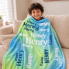 Personalized Blanket - Birthday Gift For Kids, Family - Little Trouble Maker