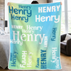 Personalized Blanket - Birthday Gift For Kids, Family - Little Trouble Maker