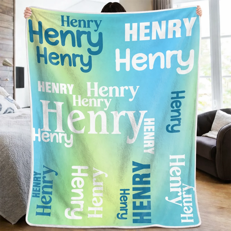 Personalized Blanket - Birthday Gift For Kids, Family - Little Trouble Maker