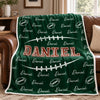 Personalized Blanket - Birthday Gift For Sport Lovers - All In For Game Day
