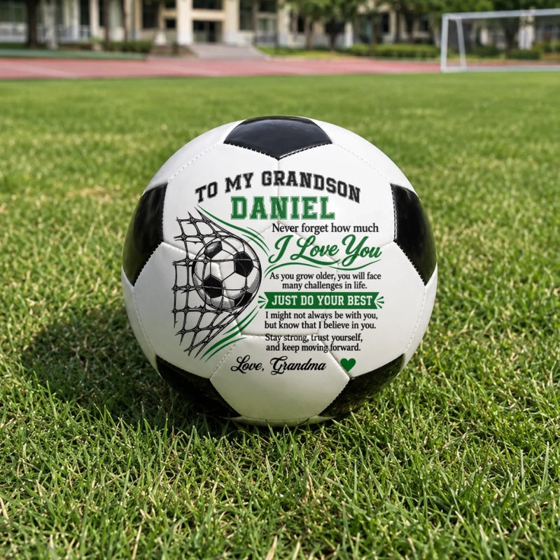 Personalized Soccer Ball – Gifts For Son, Grandson, Soccer Lovers – Always Believe In Yourself