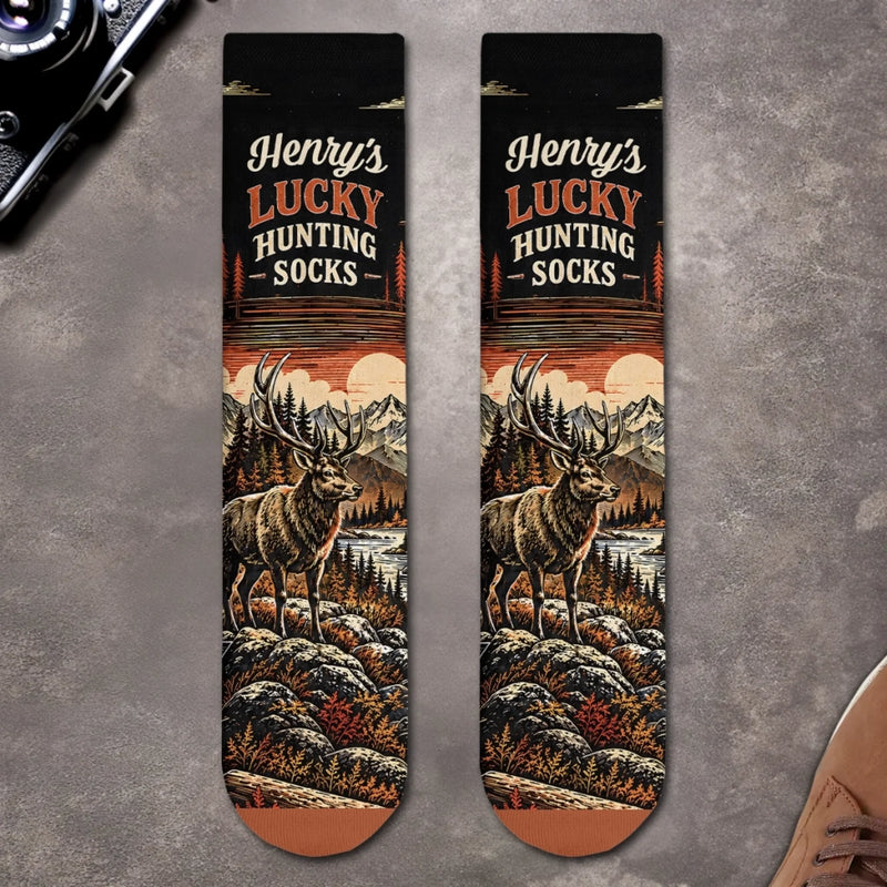 Personalized Crew Socks – Gift For Hunting Lovers – Roam Free Live Wild