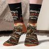 Personalized Crew Socks – Gift For Hunting Lovers – Roam Free Live Wild