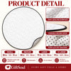 Personalized Quilted Round Mat - Christmas Gift For Book Lovers - Annual Reading List