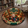 Personalized Quilted Round Mat - Christmas Gift For Book Lovers - Plot Happened This Year