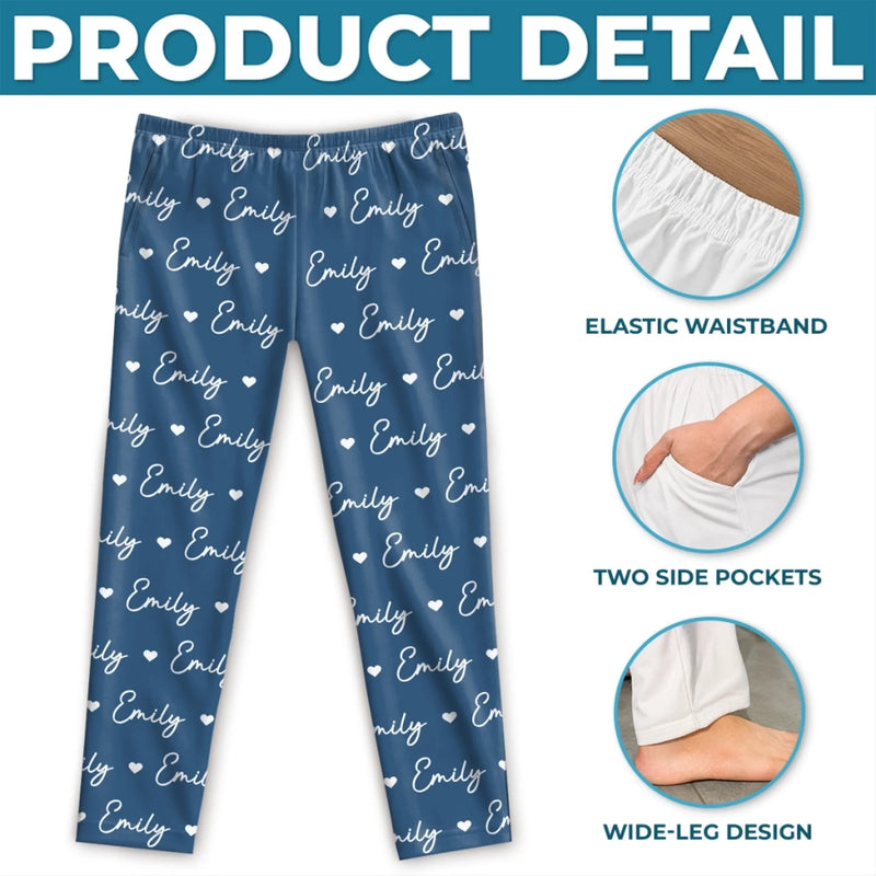Personalized Pajama Pants - Birthday Gift For Family - Built Different