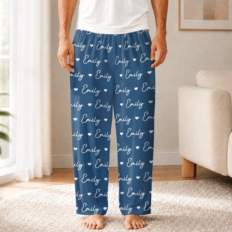 Personalized Pajama Pants - Birthday Gift For Family - Built Different