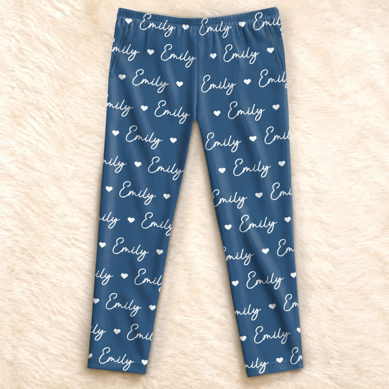 Personalized Pajama Pants - Birthday Gift For Family - Built Different