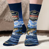 Personalized Crew Socks – Gift For Fishing Lovers – Born To Chase The Catch