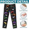 Custom Gaming Name Gifts for Boys - Personalized Pajama Pants