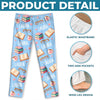 Custom Couple Book Lover Gifts - Personalized Pajama Pants