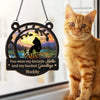 Custom Cat Memorial Decor - Personalized Window Hanging