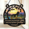 Custom Cat Memorial Decor - Personalized Window Hanging