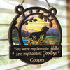 Custom Cat Memorial Decor - Personalized Window Hanging