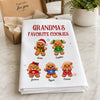 Personalized Kitchen Towel – Gift For Mom, Grandma, Family - Life Is Greater With Favorite Cookies