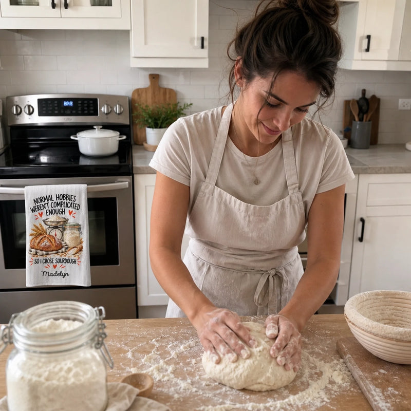 Custom Normal Hobbies Weren't Complicated Enough Sourdough Baker Gifts - Personalized Kitchen Towel - I Choose It
