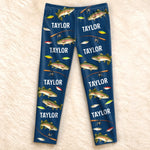 Custom Trout Fishing Gifts for Anglers - Personalized Pajama Pants - Big Fish